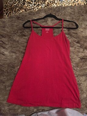 Garage Women’s Red Slim-Strap Tank Top